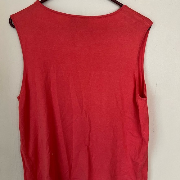 Women’s Orange Sleeveless Top by Jon Lawrence, NWT B4 - Picture 3 of 3